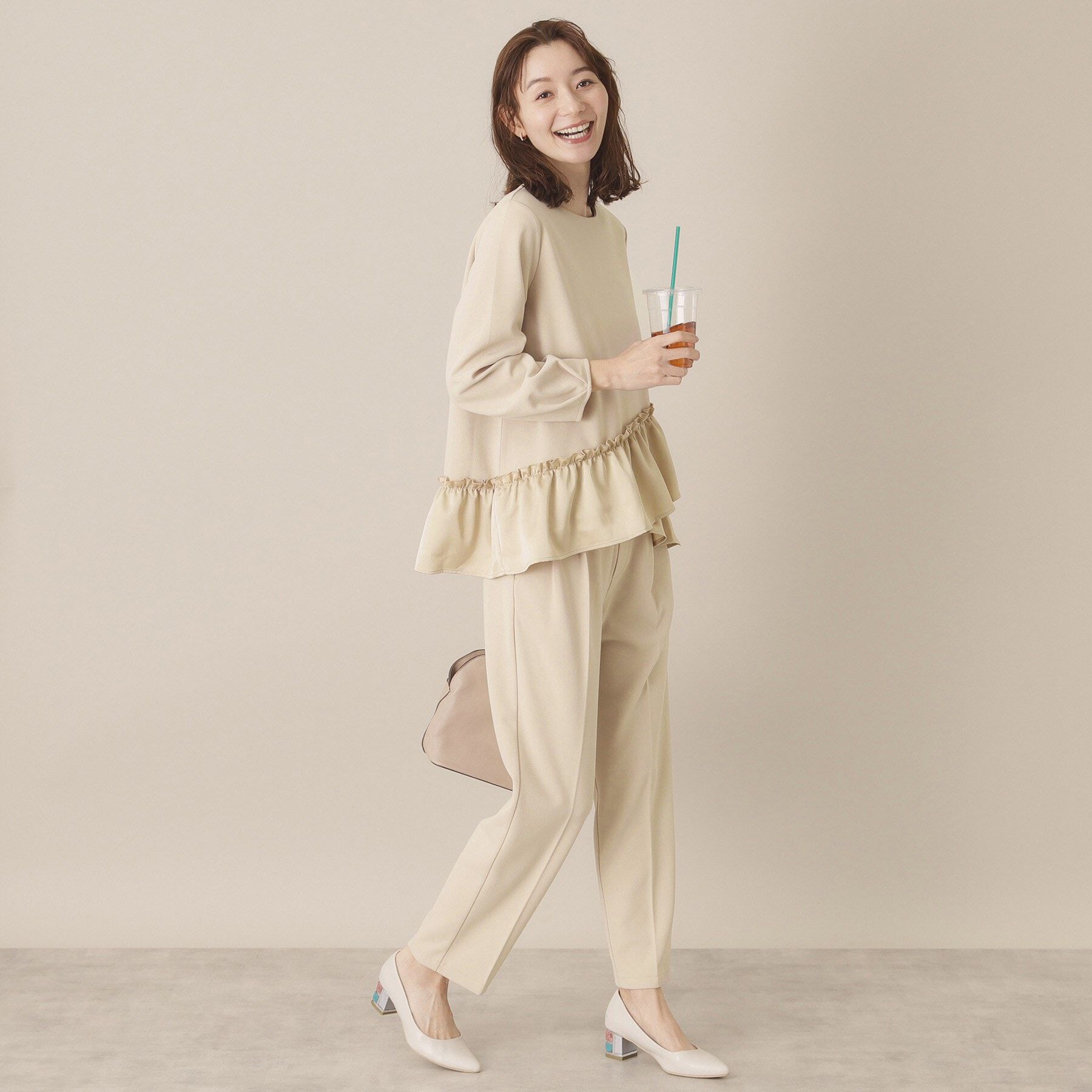 ITS&rsquo;DEMO「【通勤／手洗い可】カットジョーゼットブラウス」|シャツ・ブラウス|