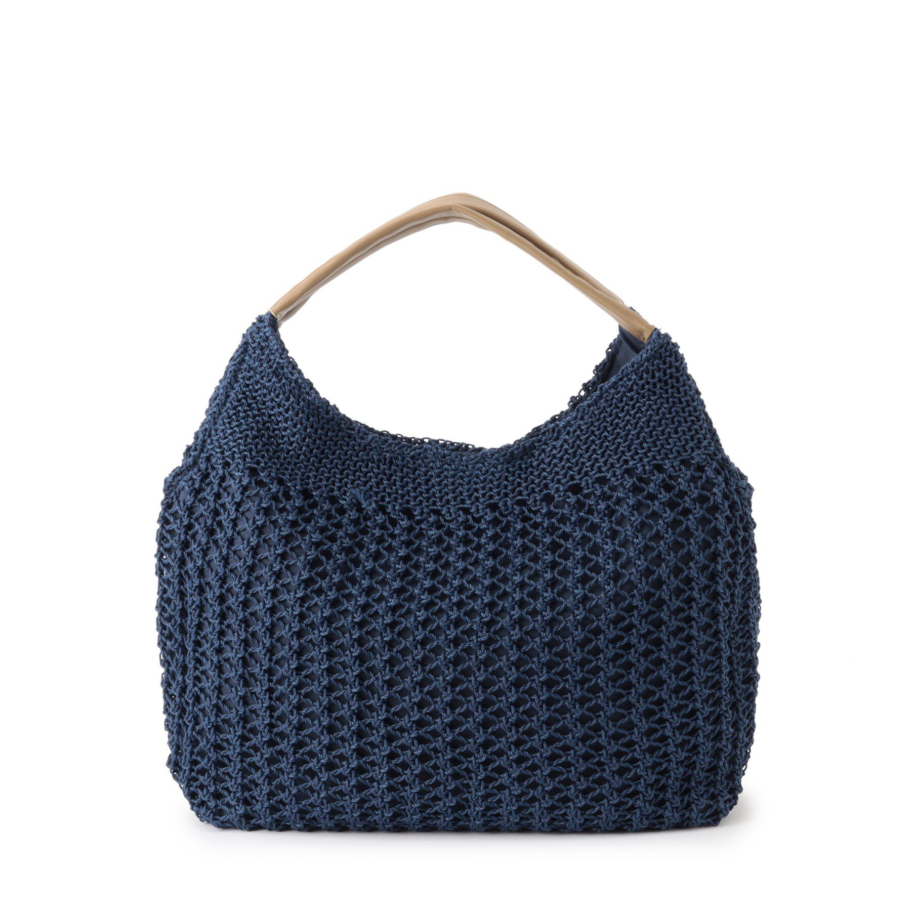 ITS&rsquo;DEMO「コード編みラウンドトート」|トートバッグ|