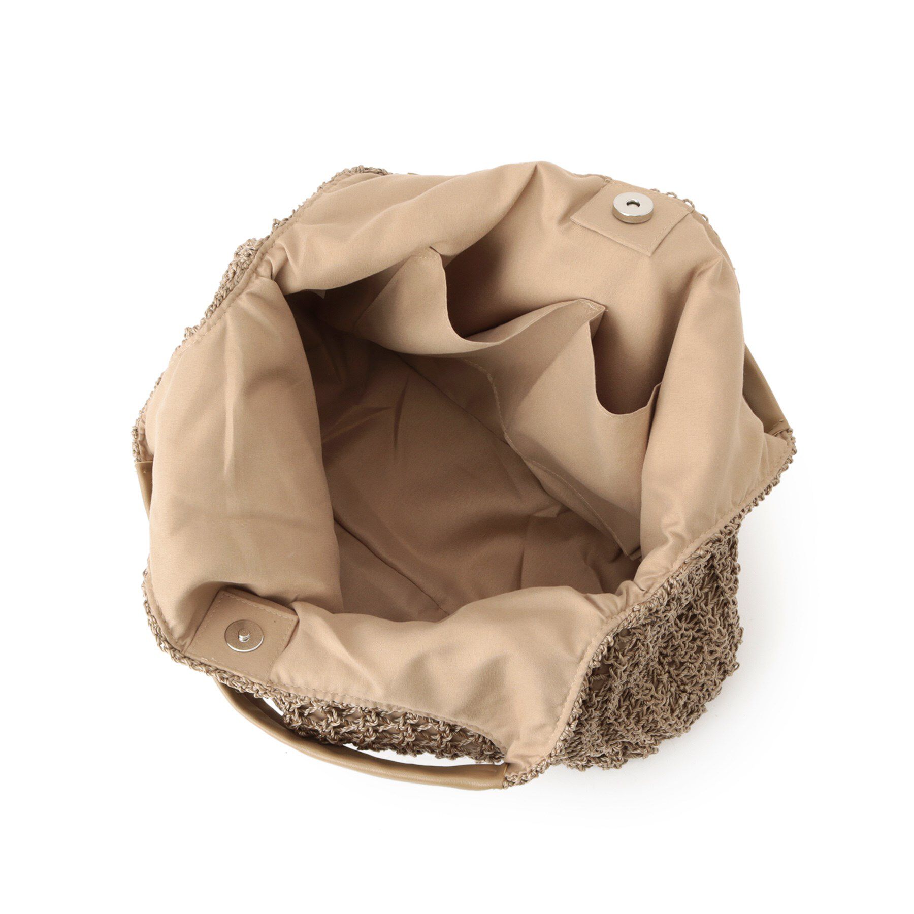 ITS&rsquo;DEMO「コード編みラウンドトート」|トートバッグ|