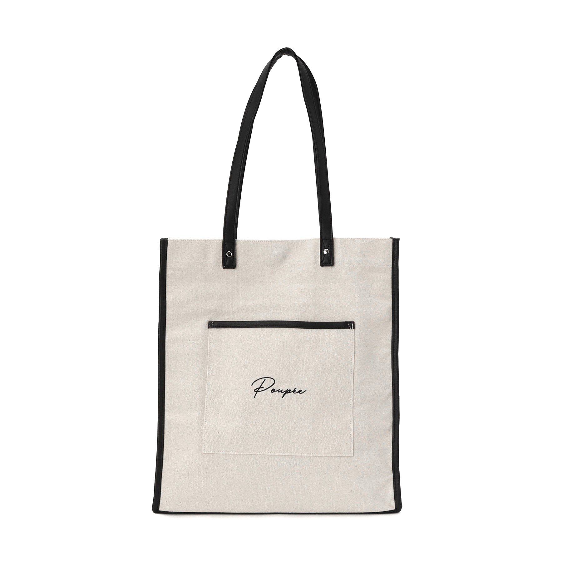 ITS&rsquo;DEMO「【推し活／A4対応】合皮パイピングキャンバストート」|トートバッグ|