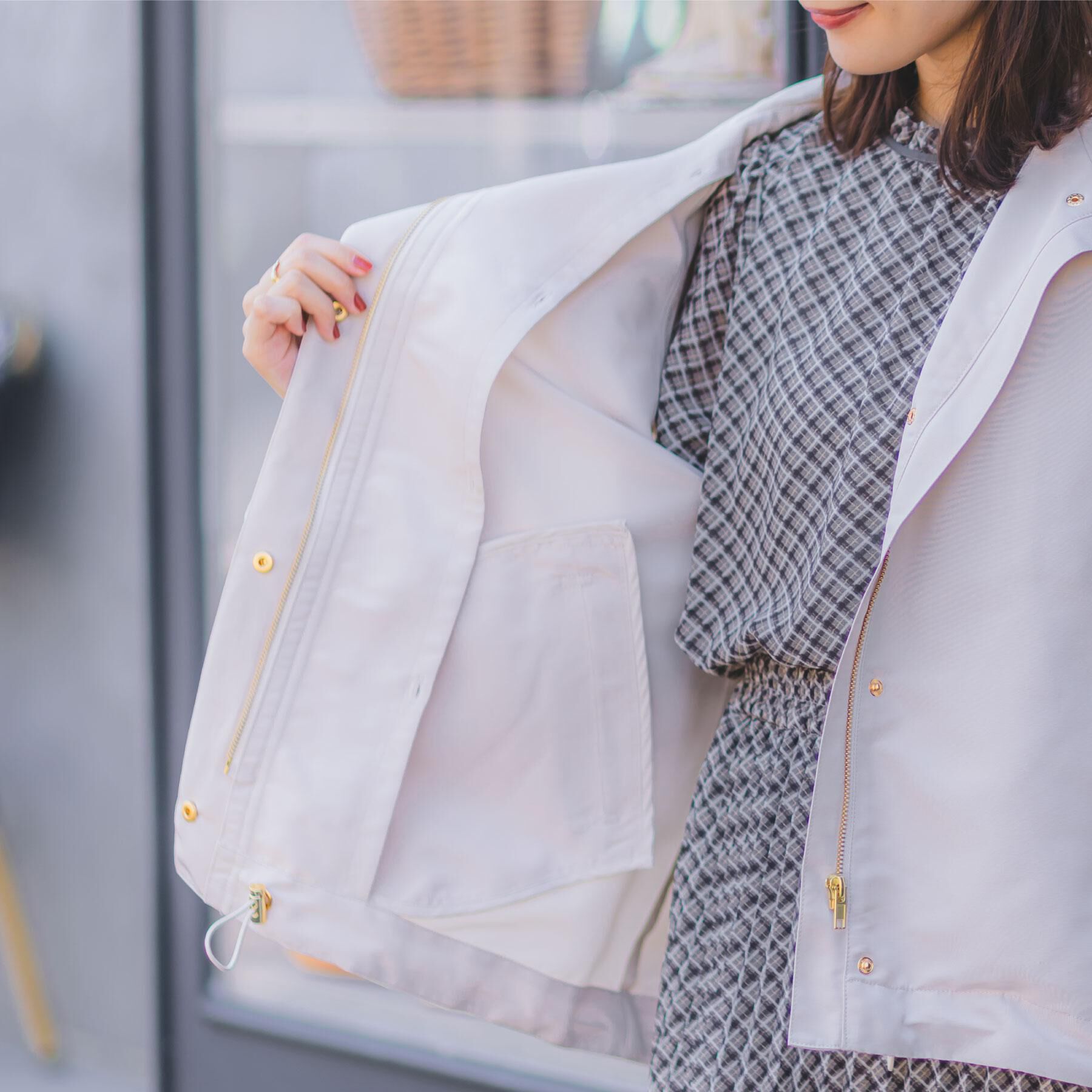 ITS&rsquo;DEMO「【撥水／花粉防止／手洗い可】キルトライナー付きマウンテンパーカー」|ブルゾン・スタジャン|