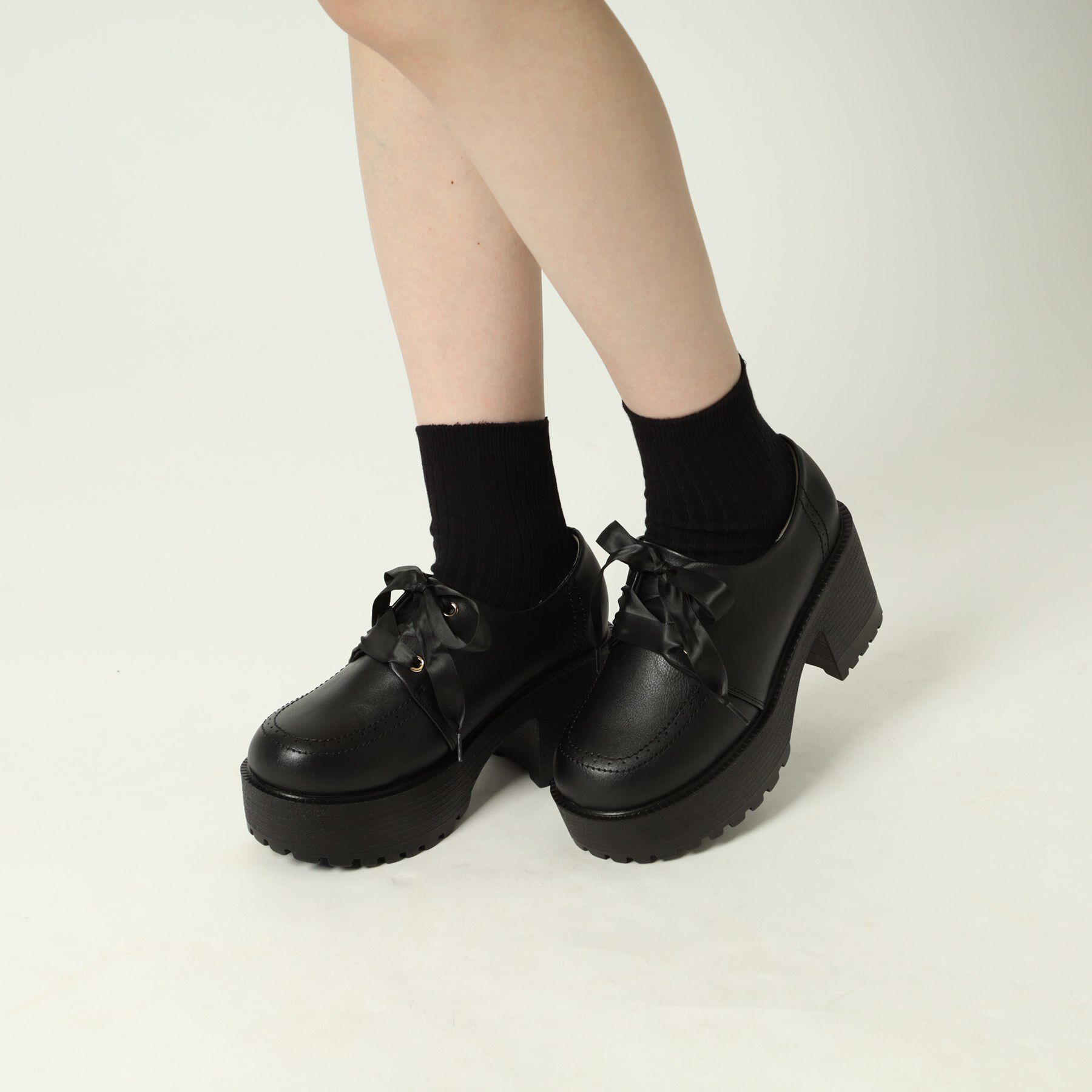 csT&P「厚底レースアップシューズ」|パンプス|