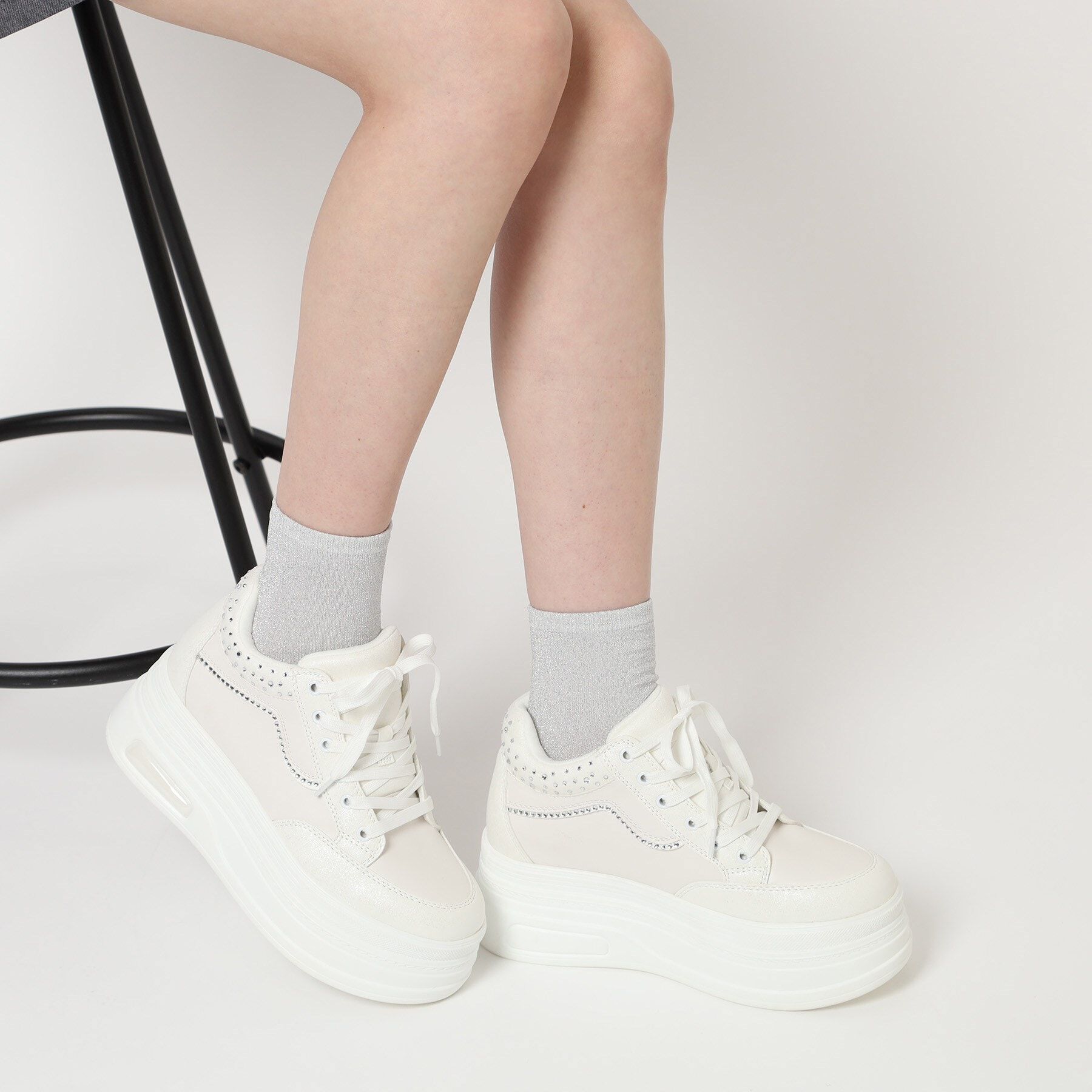 ESPERANZA「きゅんフィットインソールラインストーンスニーカー」|スニーカー|