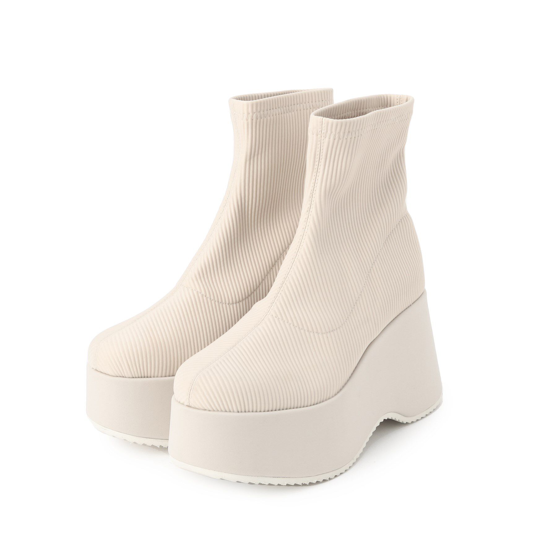 ESPERANZA「厚底ニットショートブーツ」|ショートブーツ|