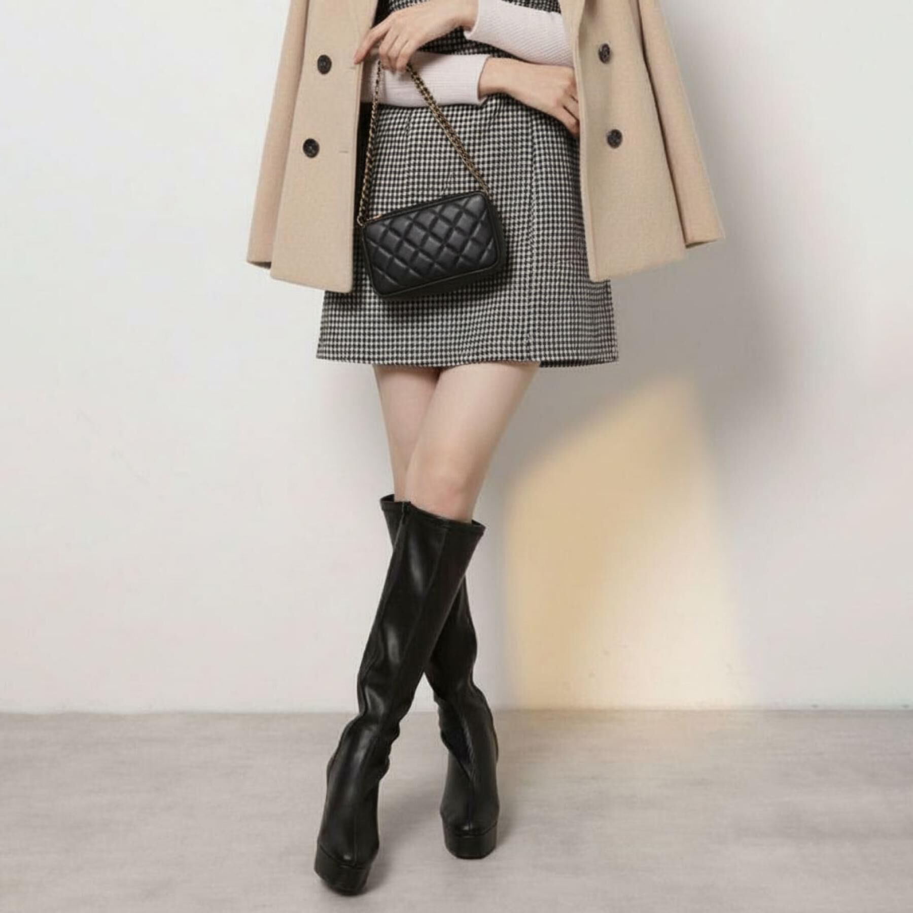 ESPERANZA「ゆる傾斜ロングブーツ」|ショートブーツ|