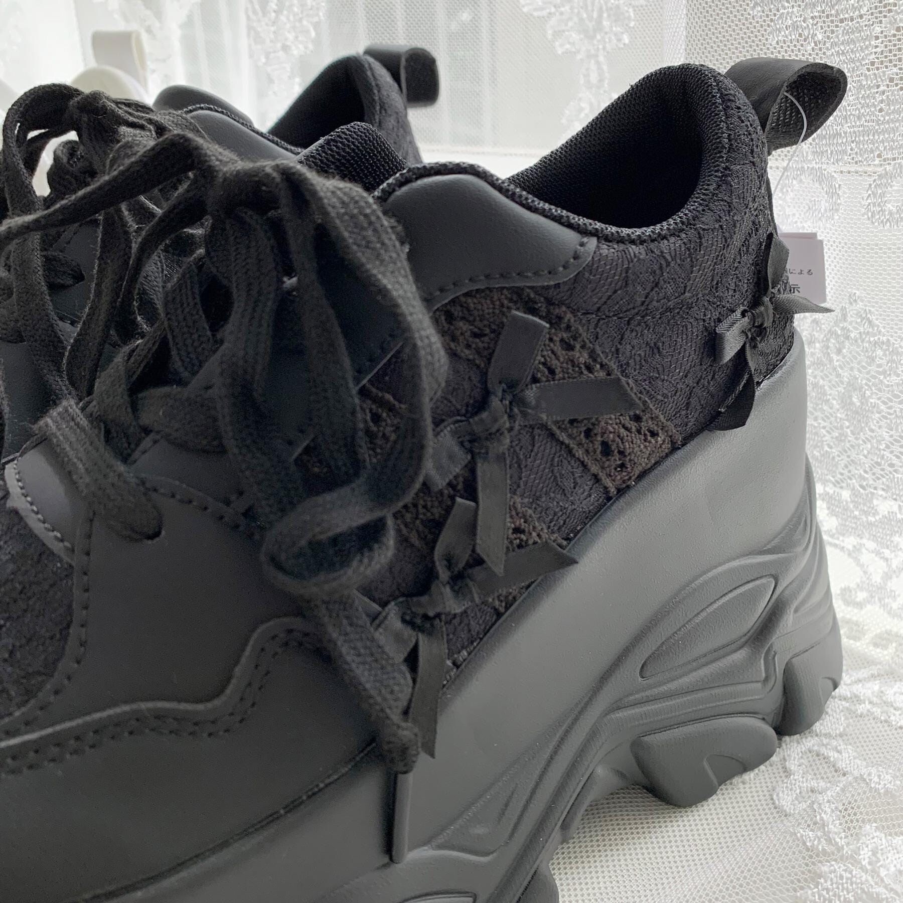 csT&P「厚底リボンスニーカー」|スニーカー|