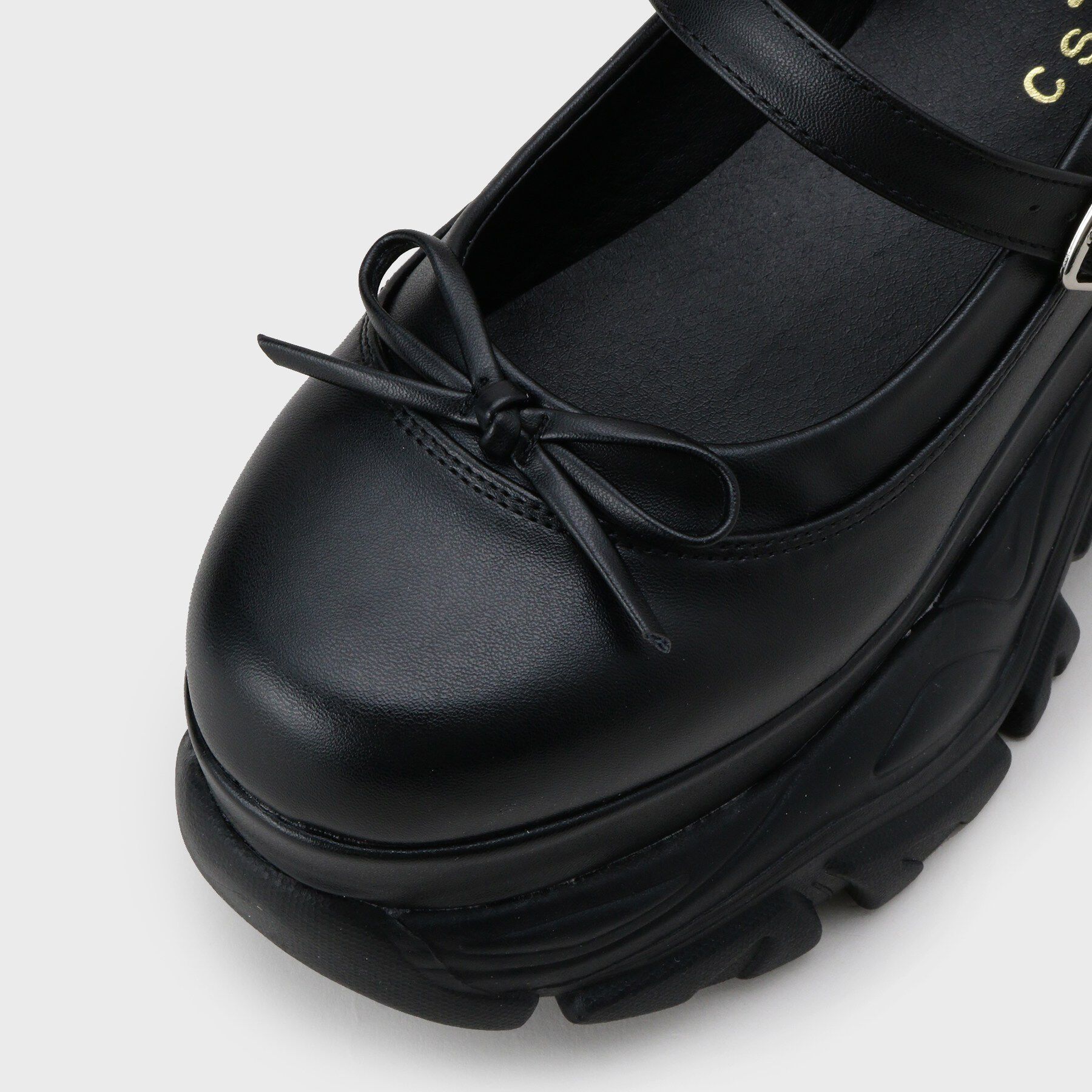 csT&P「厚底ストラップリボンパンプス」|パンプス|