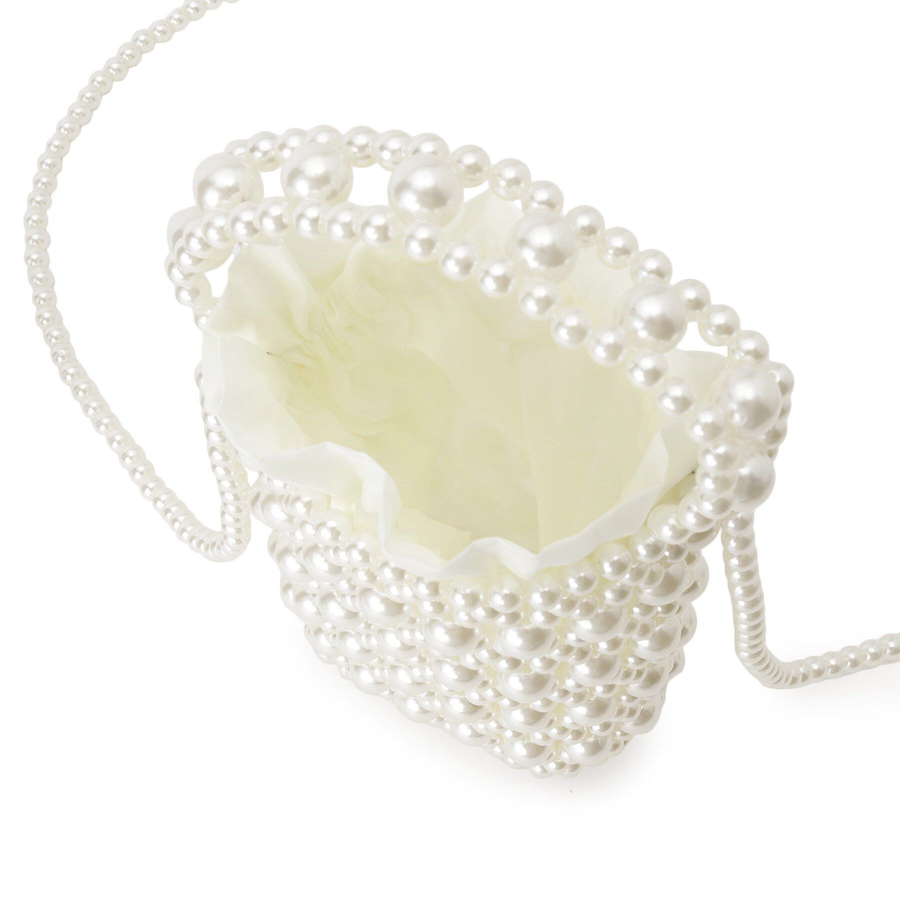 SunaUna「【スマホ収納可能／2Way】パール調ミニポシェット」|ショルダー・メッセンジャー|