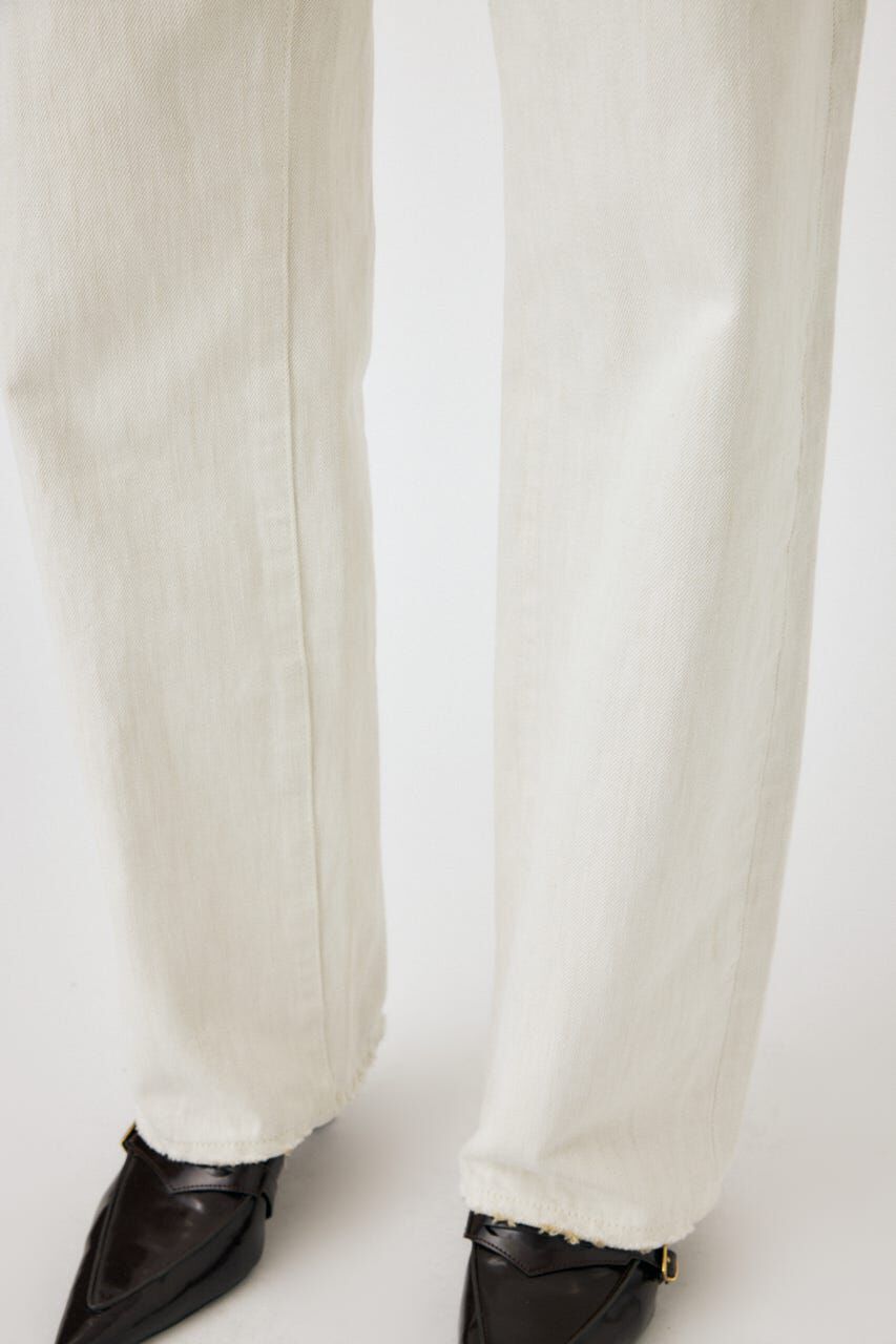 MOUSSY「HW WHT LOOSE STRAIGHT」|デニム|