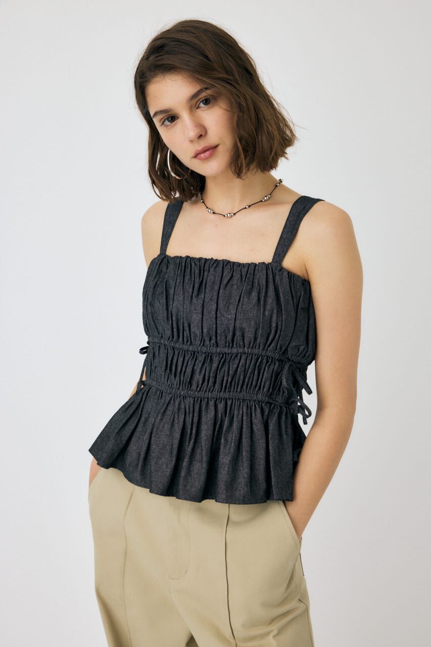 MOUSSY「DENIM LIKE GABBY キャミ」|キャミソール|