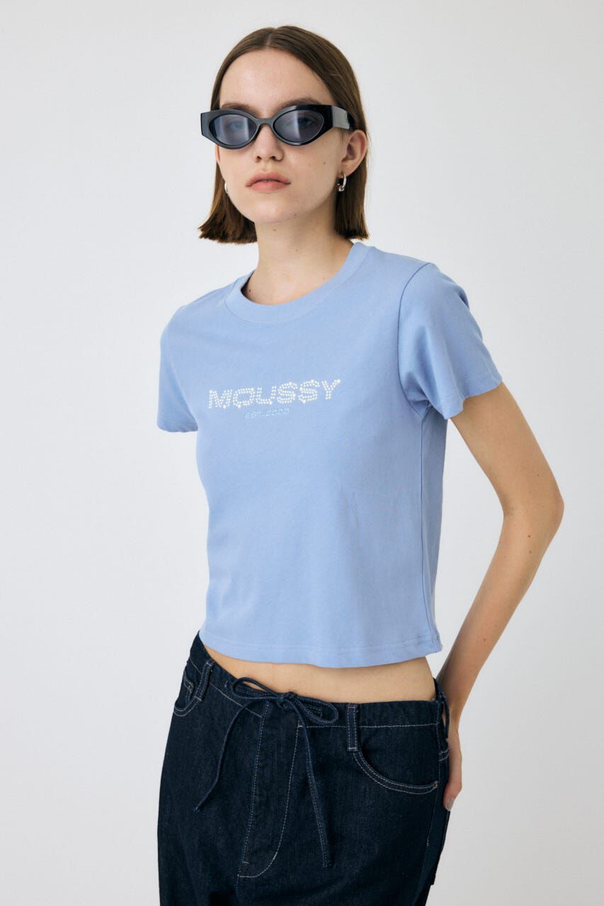 MOUSSY「LITTLE POPS ロゴ TEE」|Tシャツ・カットソー|
