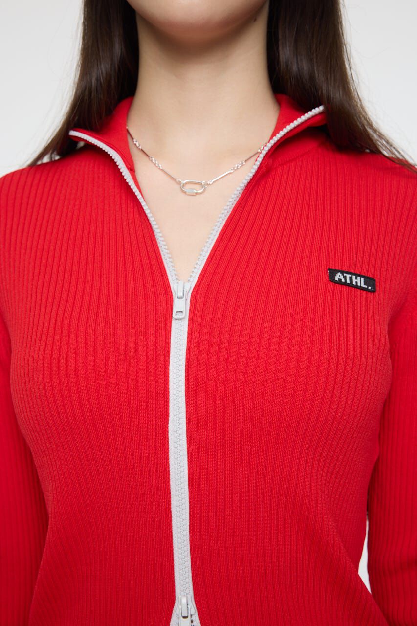 MOUSSY「BI COLOR MIDDLE NECKトップス」|ニット・セーター|