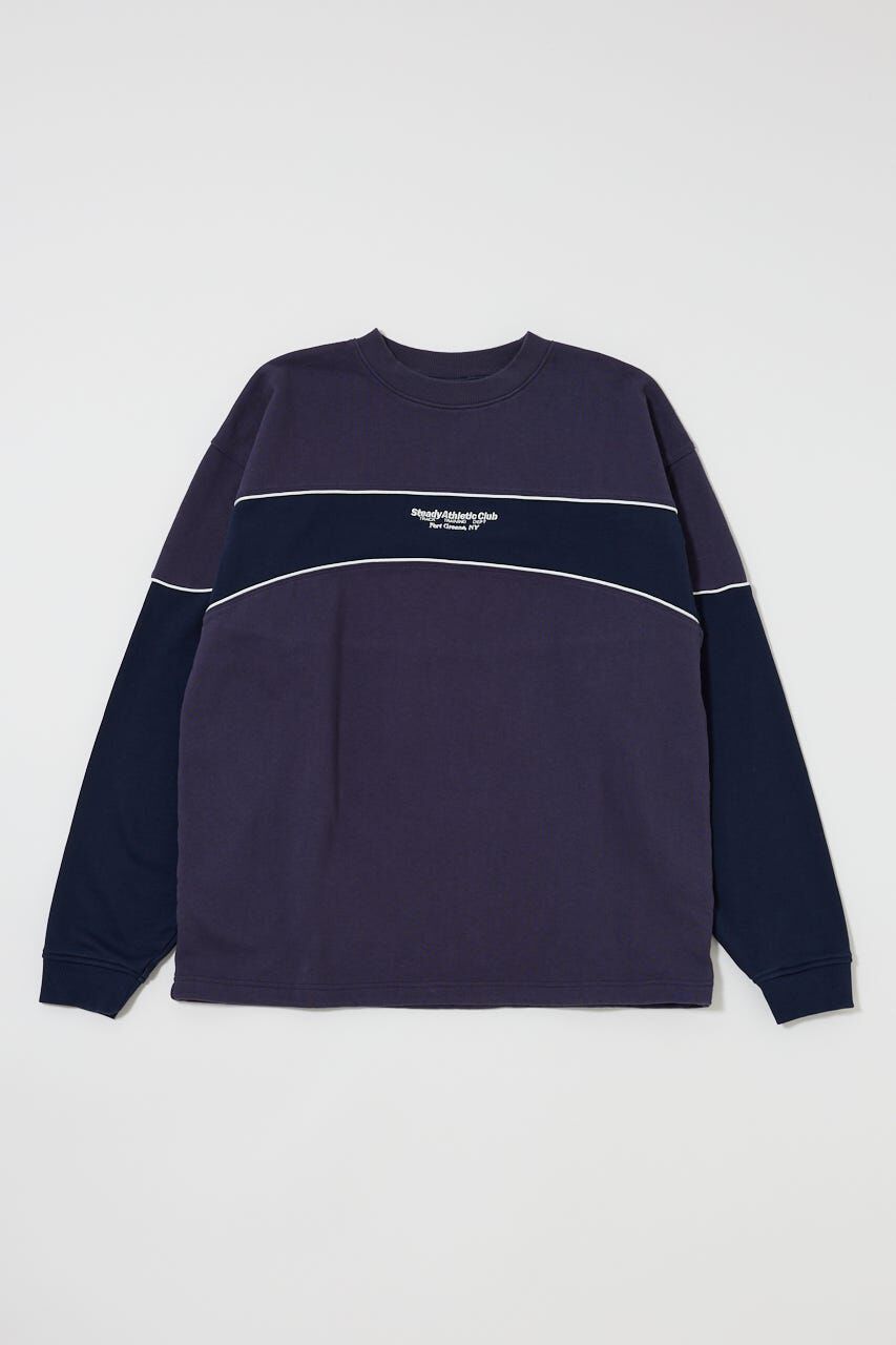 MOUSSY「BLOCK PANEL SWEAT シャツ」|パーカー|