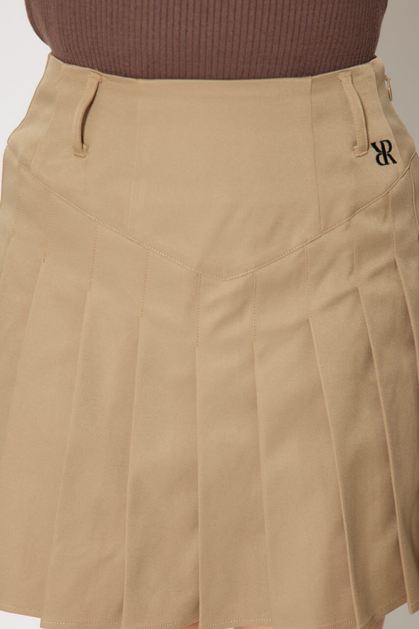 rienda「グレンチェックプリーツスカート」|スカート|