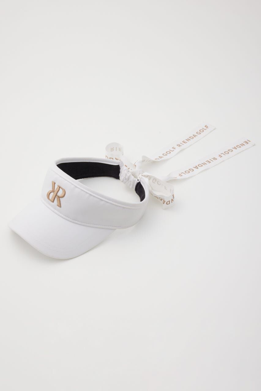 rienda「RRロゴリボン付きサンバイザー」|その他|