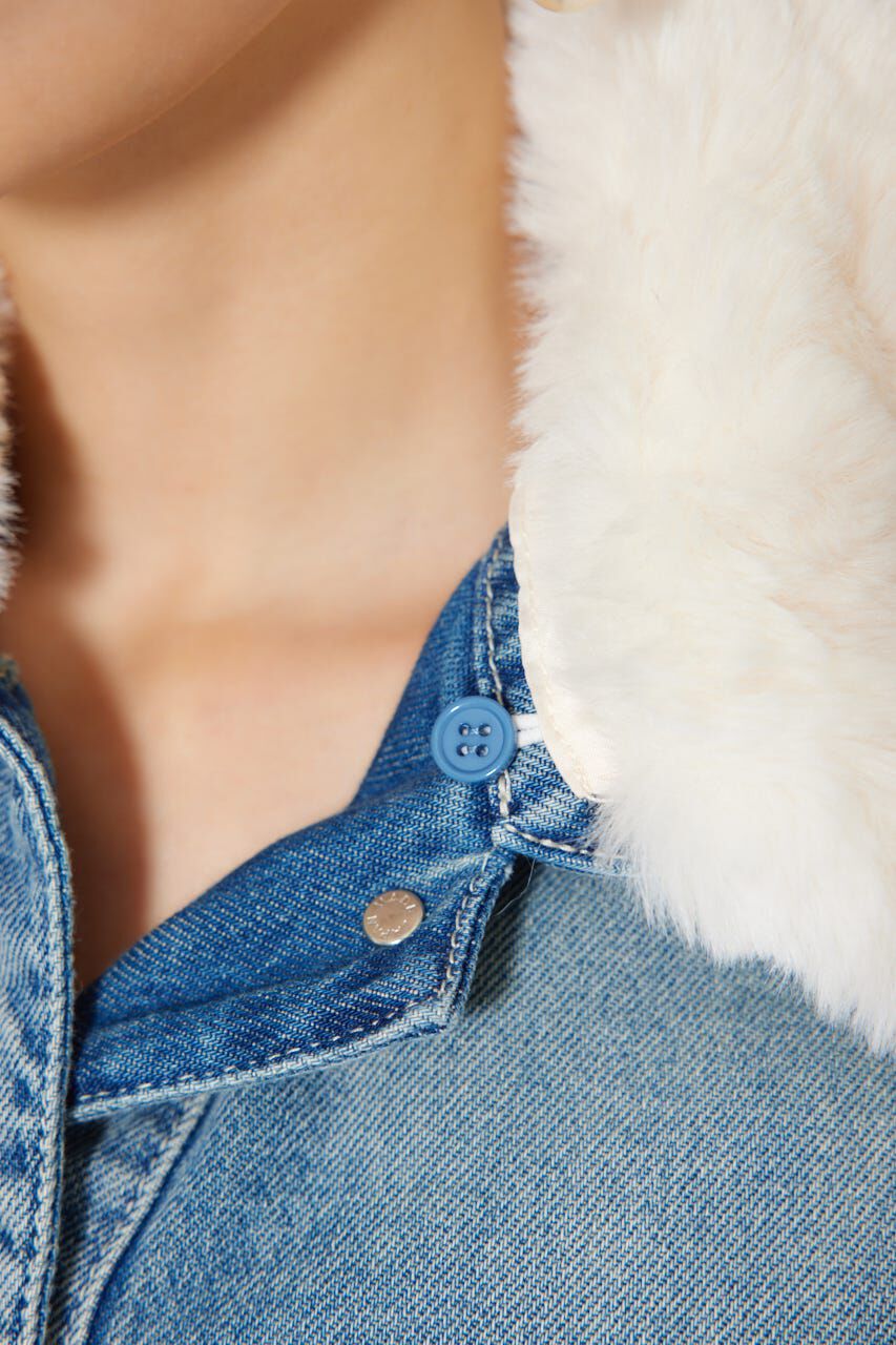 rienda「many wayステンカラーデニムブルゾン」|ブルゾン・スタジャン|