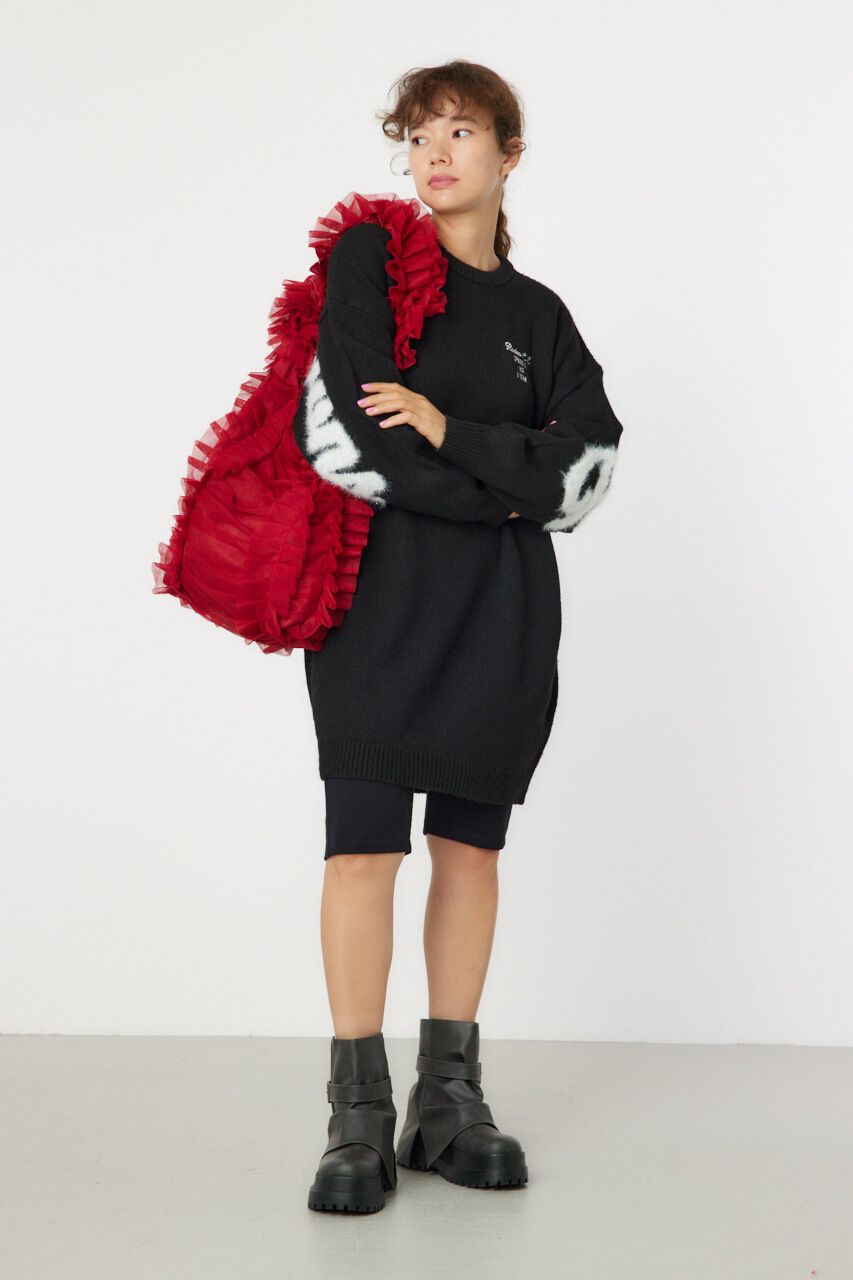 RODEO CROWNS「ラメシャギーロゴニットワンピース」|ワンピース|