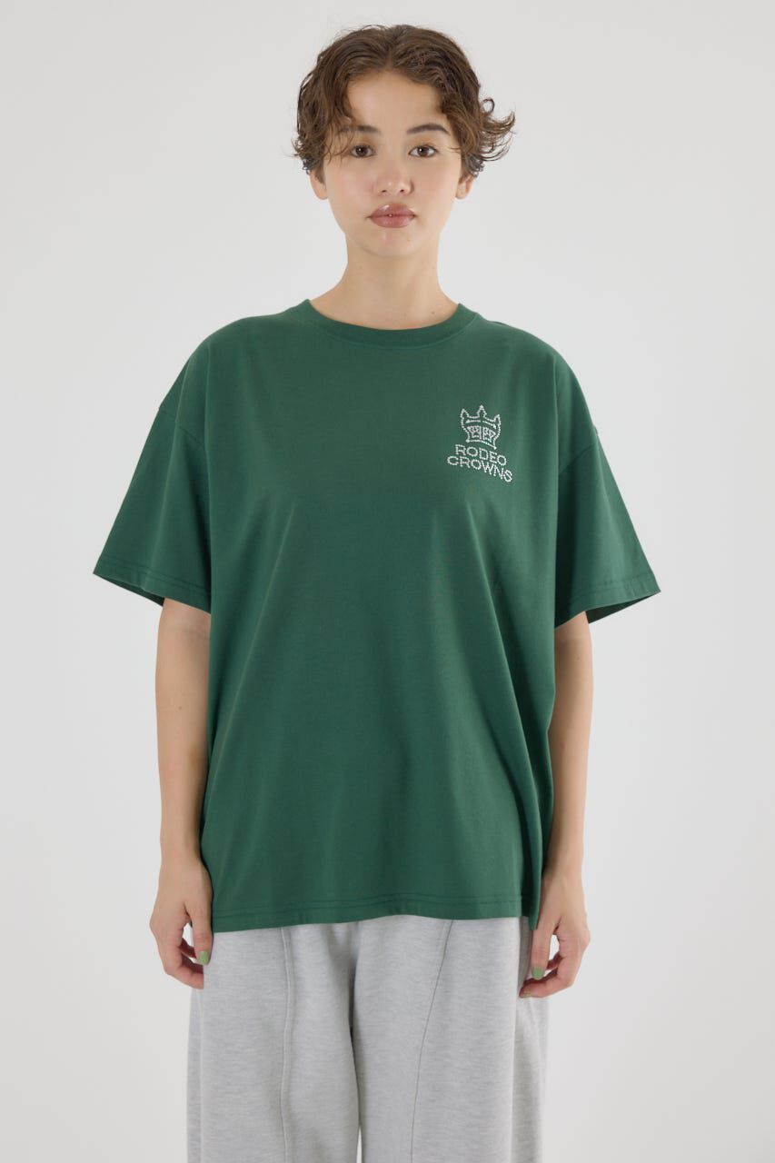 RODEO CROWNS「スタッズCROWNロゴTシャツ」|Tシャツ・カットソー|