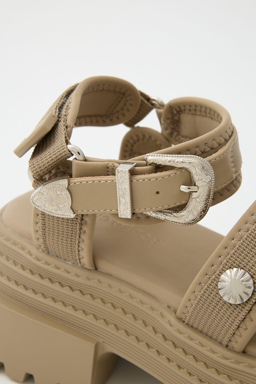 RODEO CROWNS「スタッズサンダル」|サンダル|