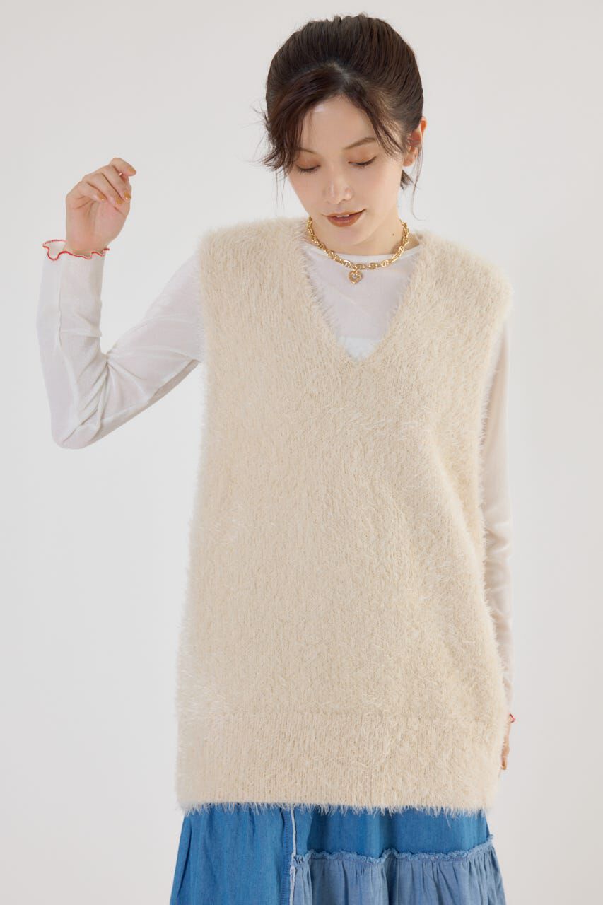 RODEO CROWNS「シャギーニットベスト」|ニット・セーター|IVOY3