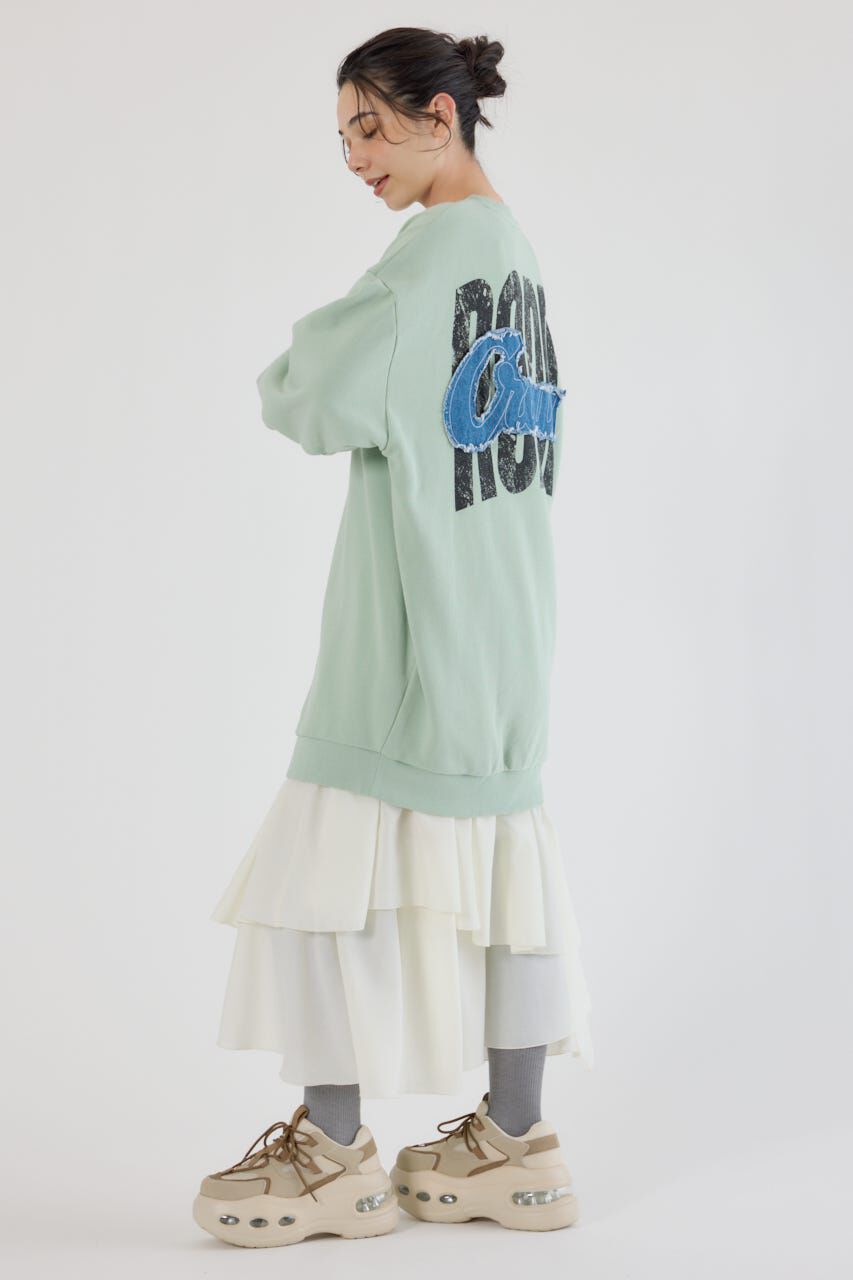 RODEO CROWNS「グランジロゴデニムアップリケワンピース」|ワンピース|