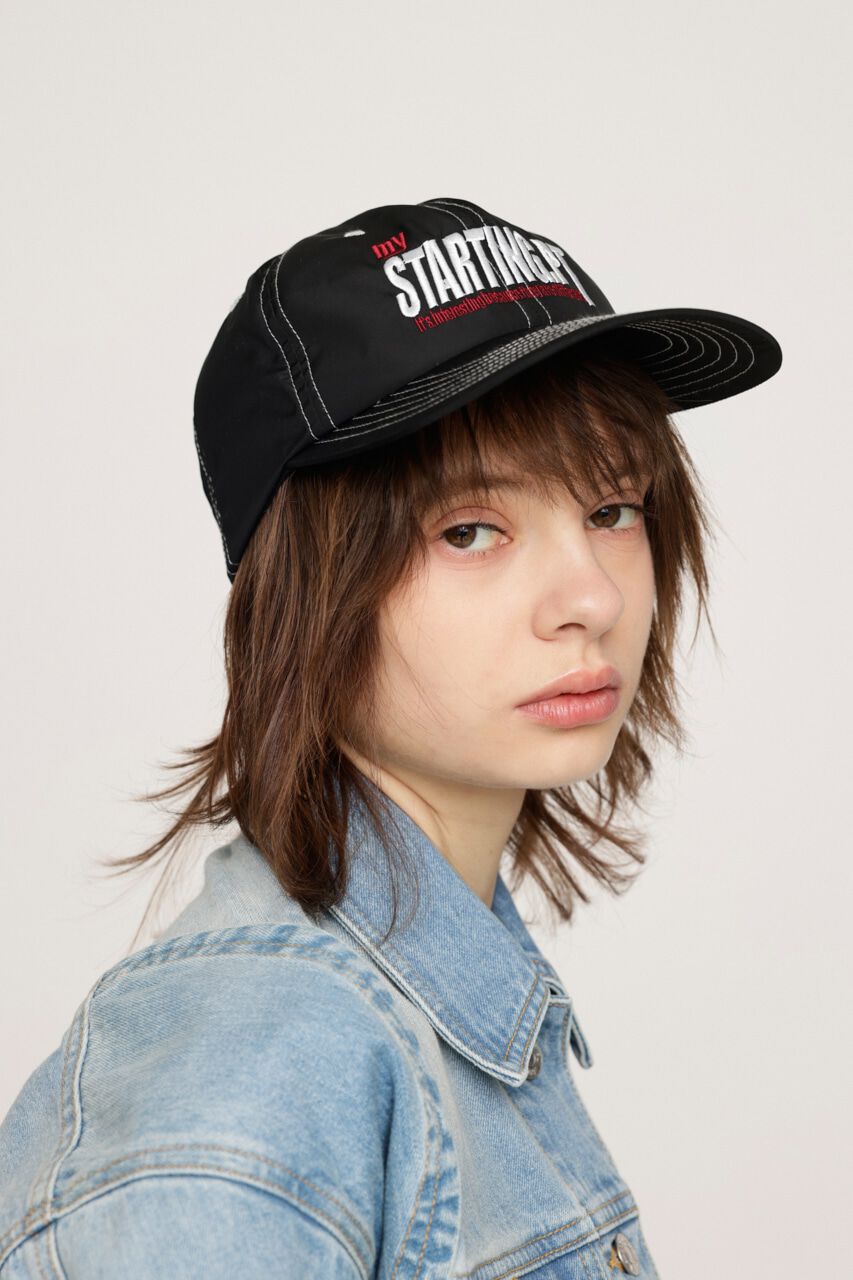 SLY「BI COLOR STITCH LOGO キャップ」|その他|