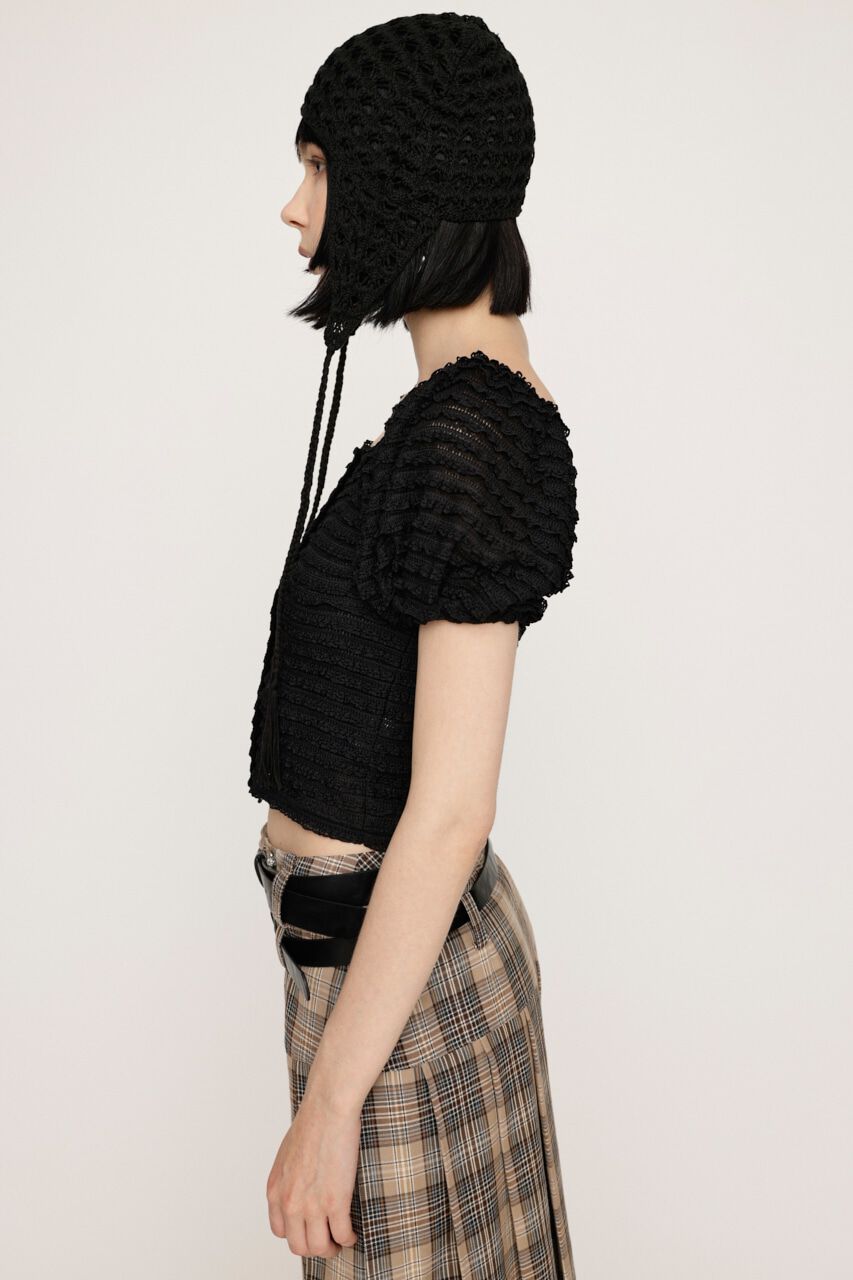 SLY「FRILL PUFF CUT トップス」|Tシャツ・カットソー|