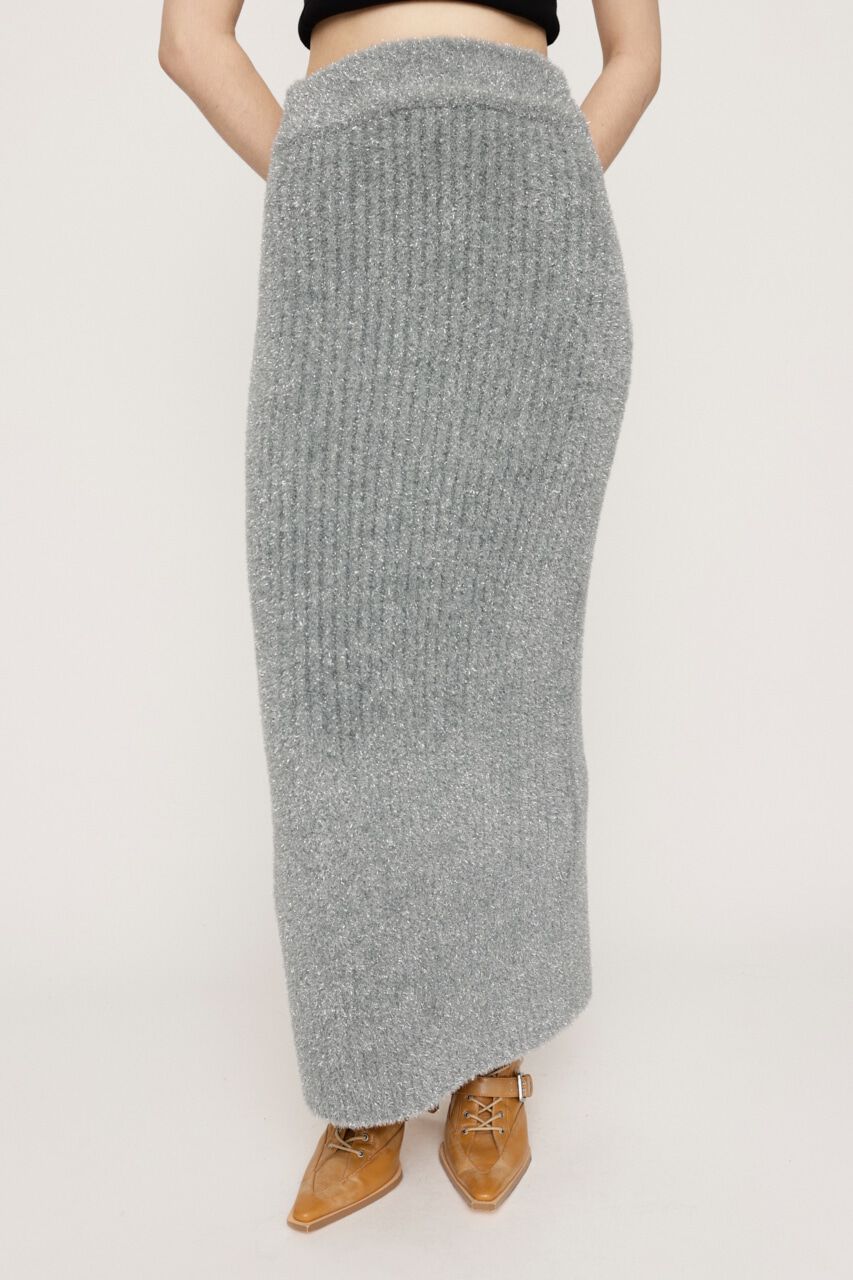 SLY「GLITTER KNIT ロングスカート」|スカート|