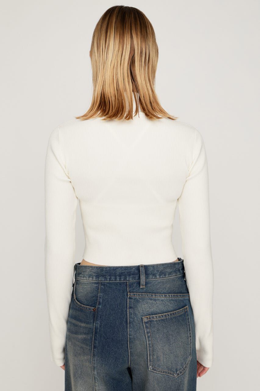 SLY「BASIC HG RIB H／N トップス」|ニット・セーター|