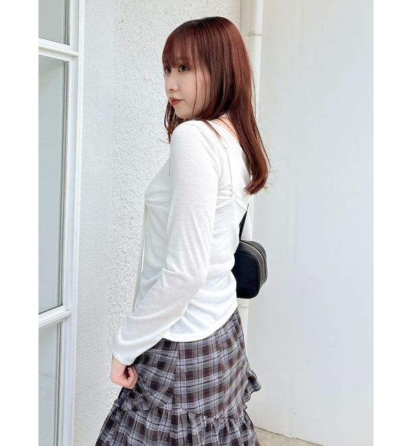 dazzlin「レイヤードデザインカットソー」|Tシャツ・カットソー|