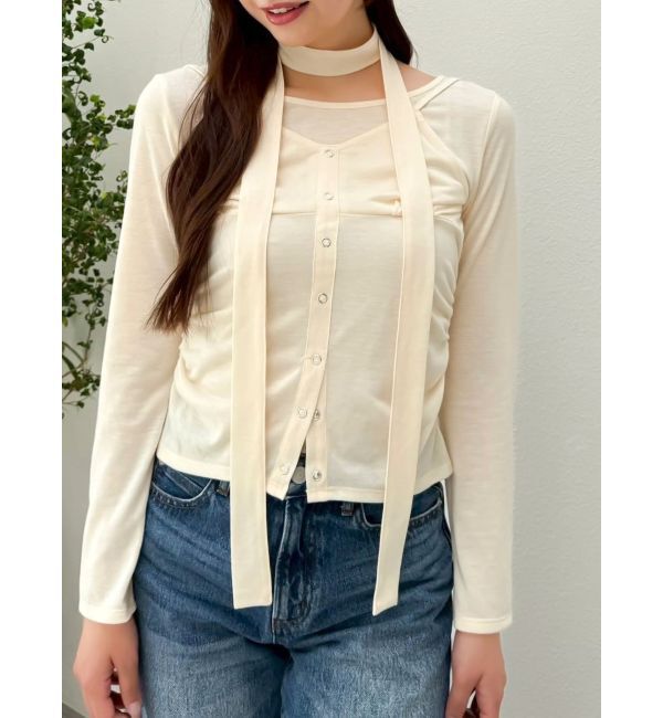 dazzlin「レイヤードデザインカットソー」|Tシャツ・カットソー|