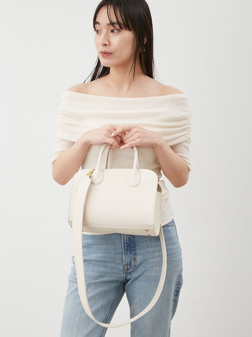 Mila Owen「巾着付きボストンショルダーバッグ」|ショルダー・メッセンジャー|