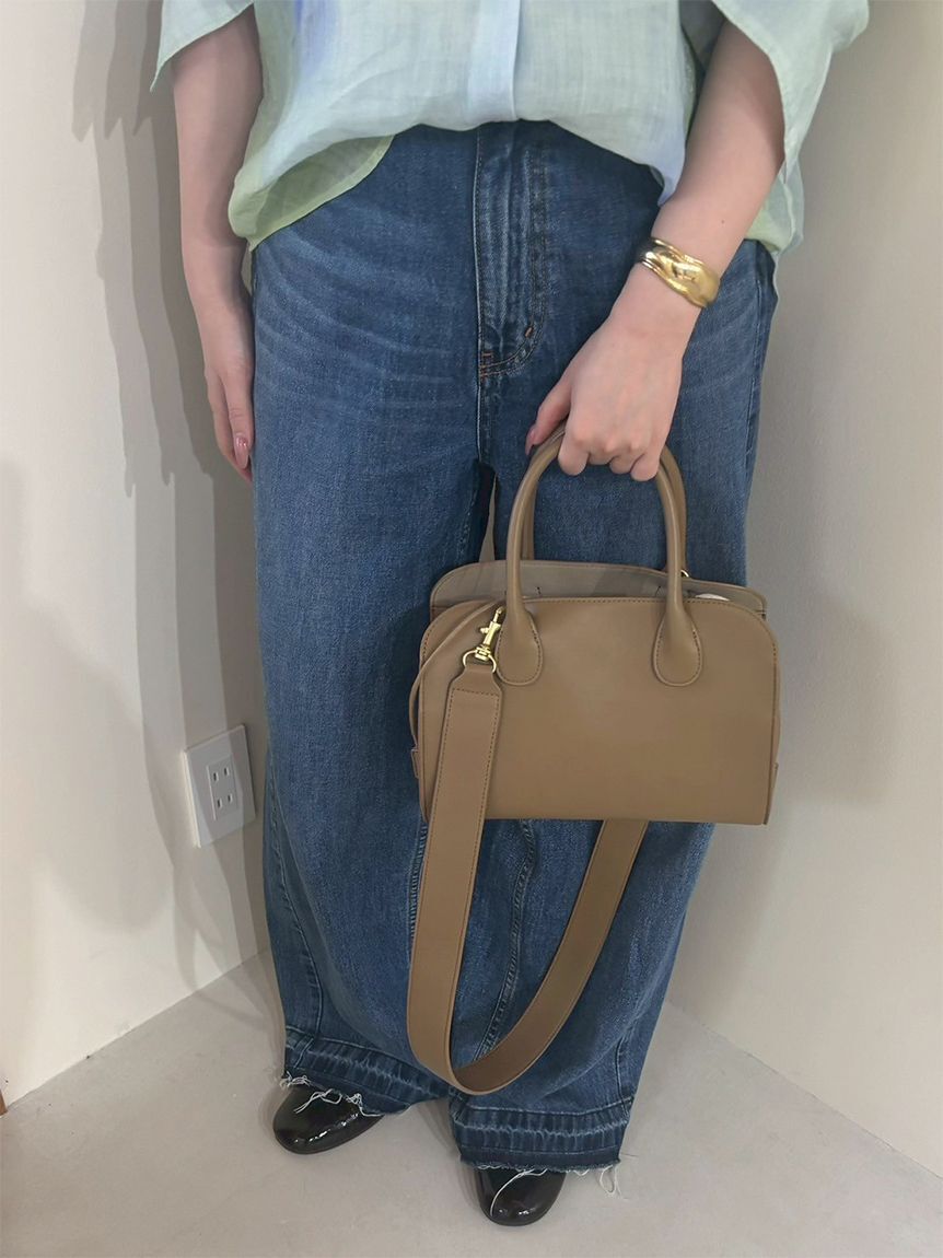 Mila Owen「巾着付きボストンショルダーバッグ」|ショルダー・メッセンジャー|