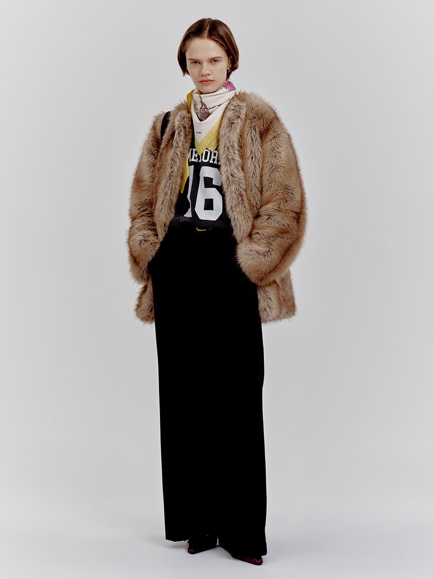 Mila Owen「2タックワイドパンツ」|チノ|