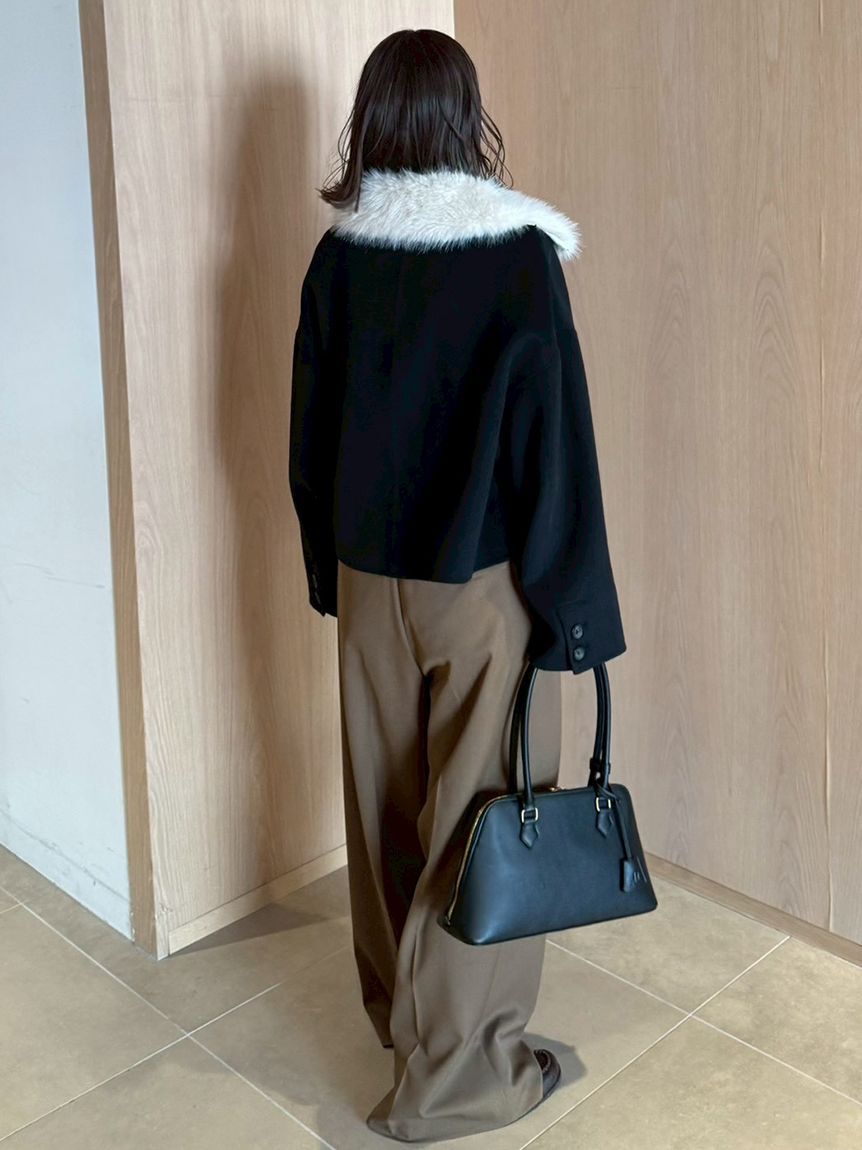 Mila Owen「2タックワイドパンツ」|チノ|