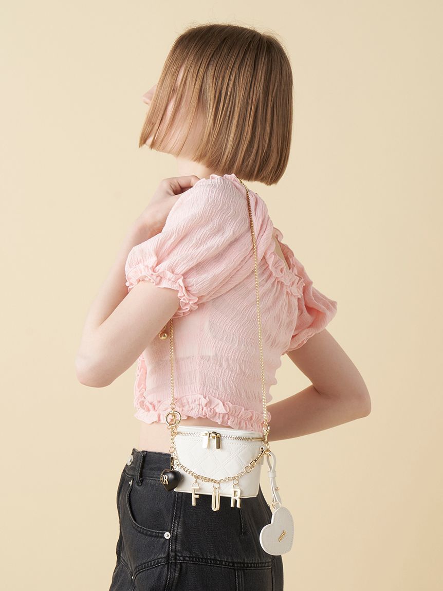 FURFUR「【限定カラー】マイクロキルティングバニティバッグ」|ショルダー・メッセンジャー|