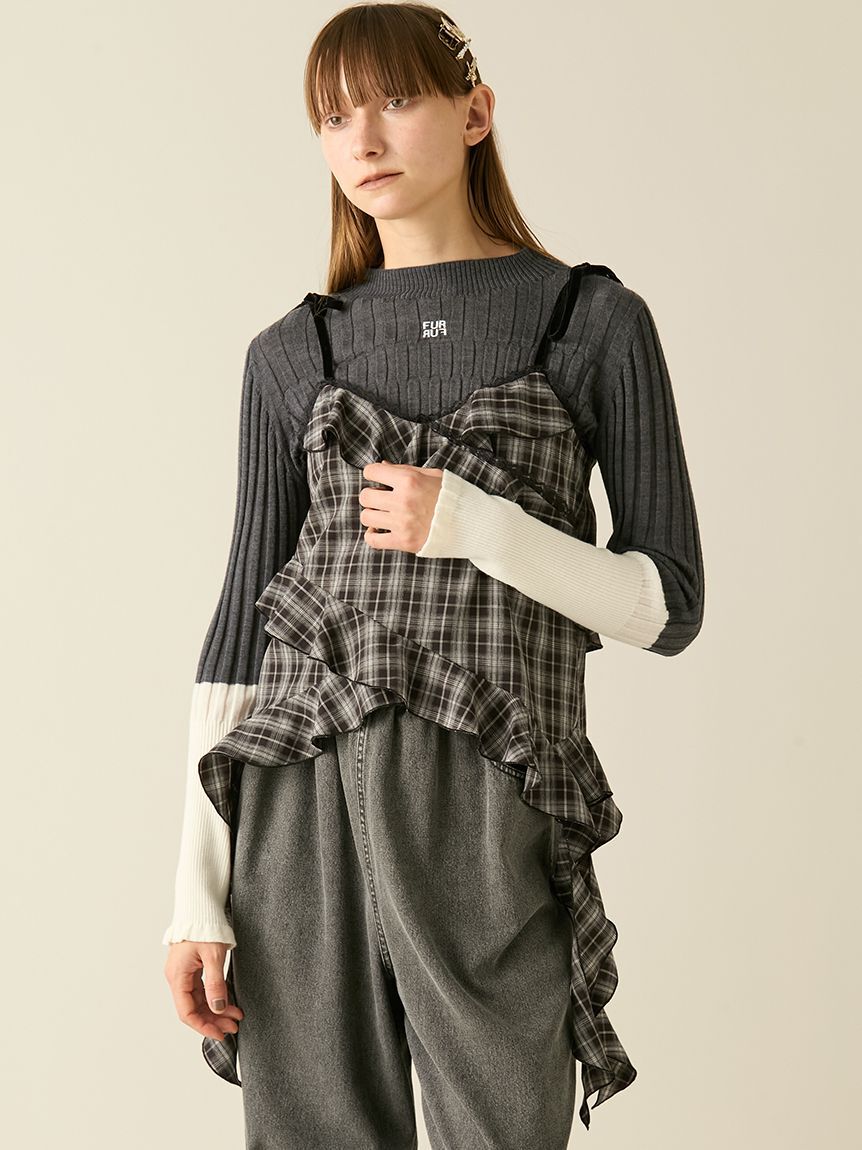 FURFUR「フリルキャミトップス」|キャミソール|