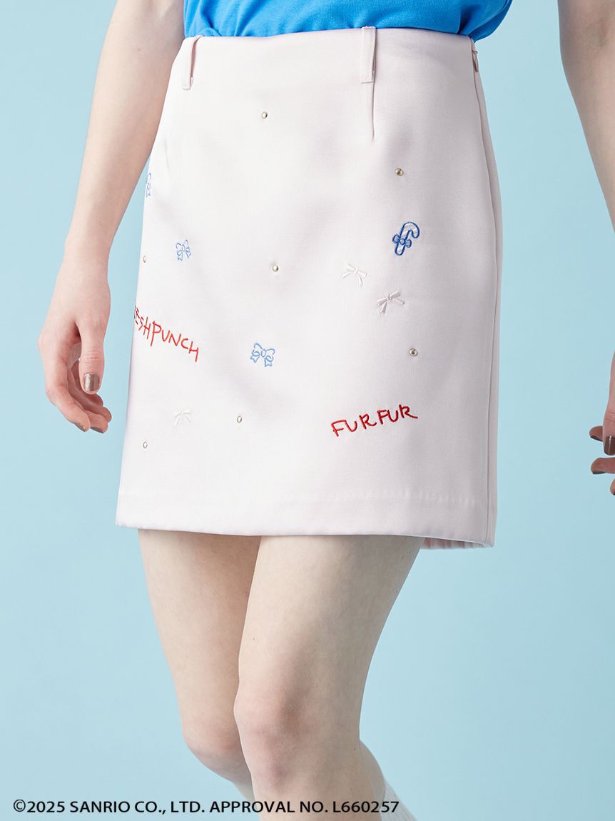 FURFUR「FRESH PUNCH 刺繍スカート」|スカート|