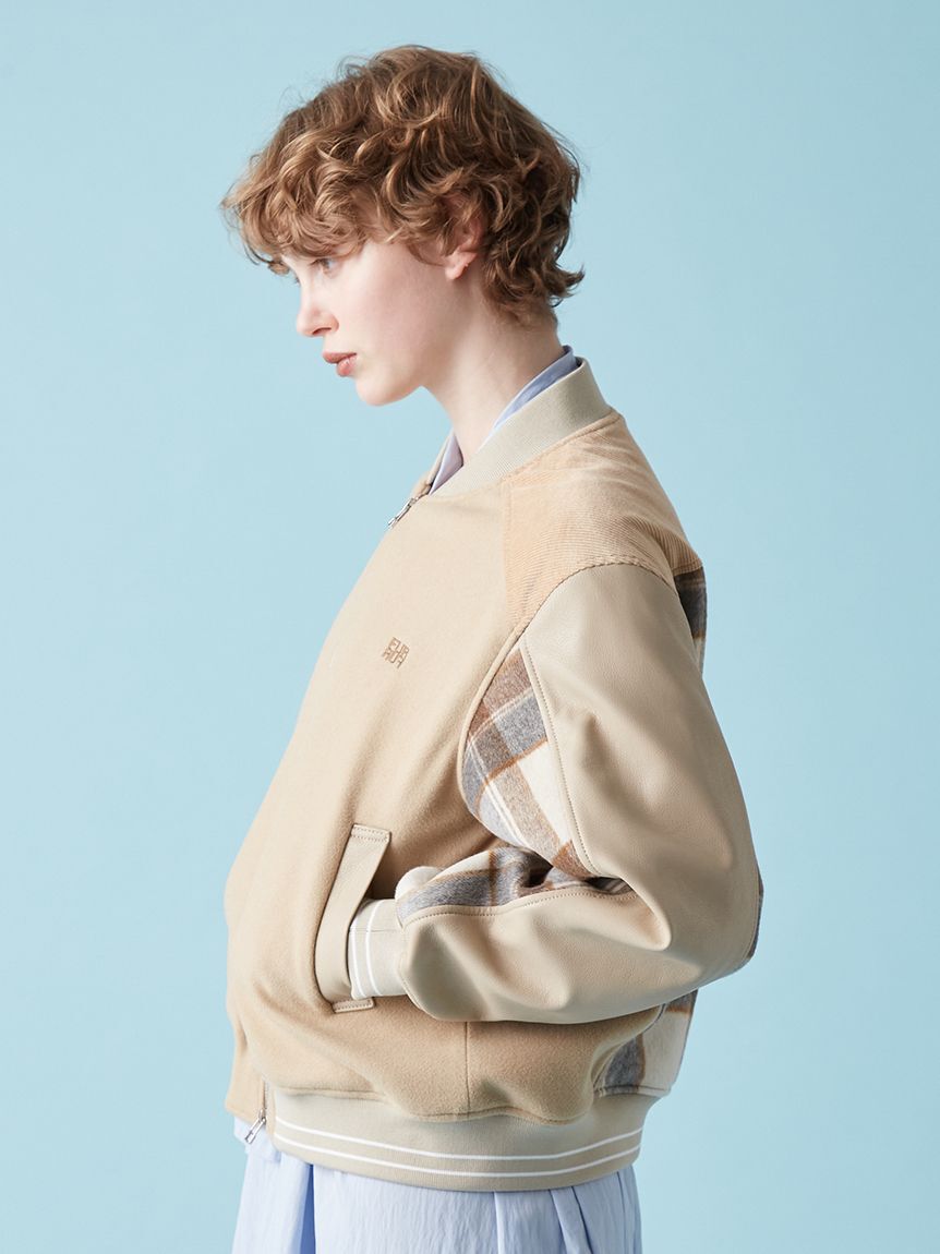 FURFUR「パッチワークスタジャン」|ブルゾン・スタジャン|