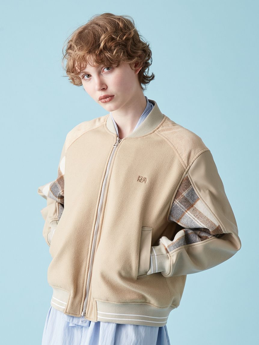 FURFUR「パッチワークスタジャン」|ブルゾン・スタジャン|