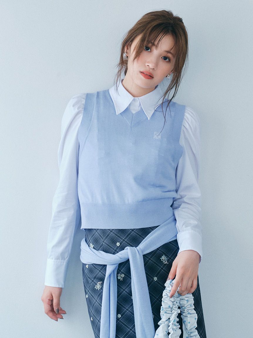 FURFUR「コンパクトパフスリーブシャツ」|シャツ・ブラウス|WHT