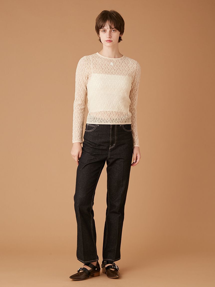 FURFUR「レースカットソープルオーバー」|Tシャツ・カットソー|