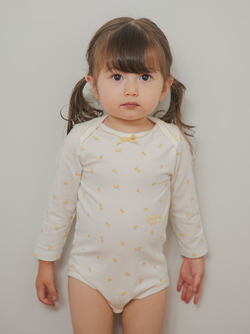 GELATO PIQUE KIDS & BABY「【BABY】長袖ボディスーツ」|ロンパース|YEL