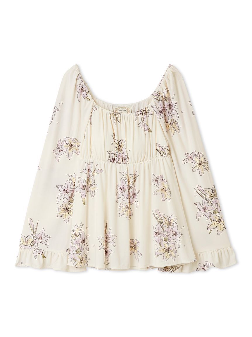 gelato pique「【MUCHA】リリー柄カップインプルオーバー」|ルームウェア|LAV