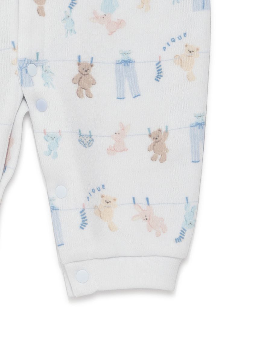 GELATO PIQUE KIDS & BABY「【BABY】新生児ウォッシングアニマル柄2WAYオール」|ロンパース|