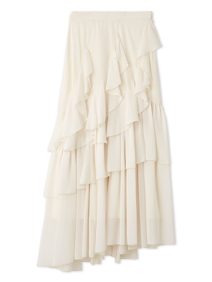 SNIDEL「ラッフルフリルティアードスカート」|スカート|IVR