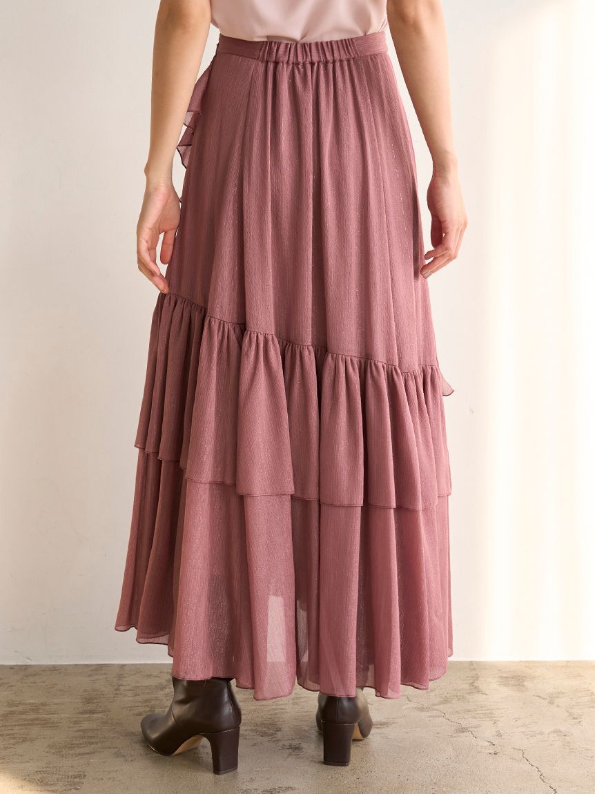 SNIDEL「ラッフルフリルティアードスカート」|スカート|