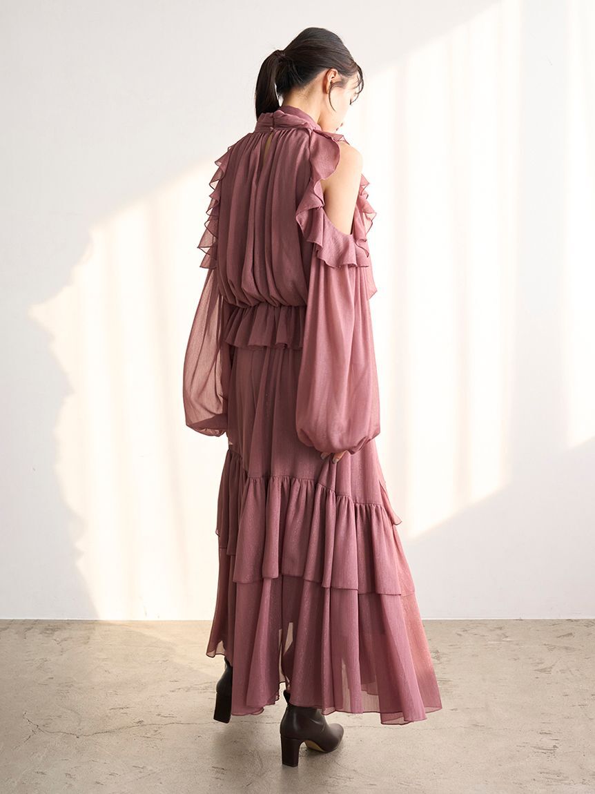 SNIDEL「ラッフルフリルティアードスカート」|スカート|