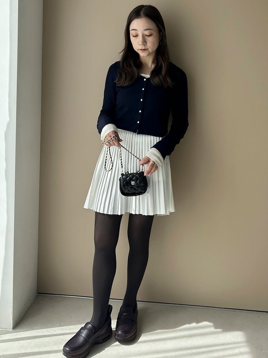 SNIDEL「Sustainableレイヤードニットプルオーバー」|ニット・セーター|