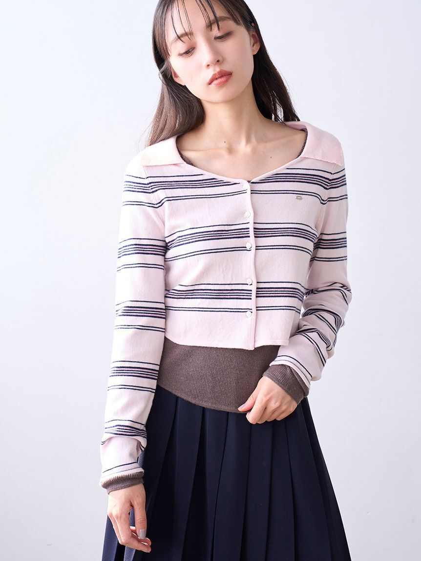 SNIDEL「Sustainableレイヤードニットプルオーバー」|ニット・セーター|